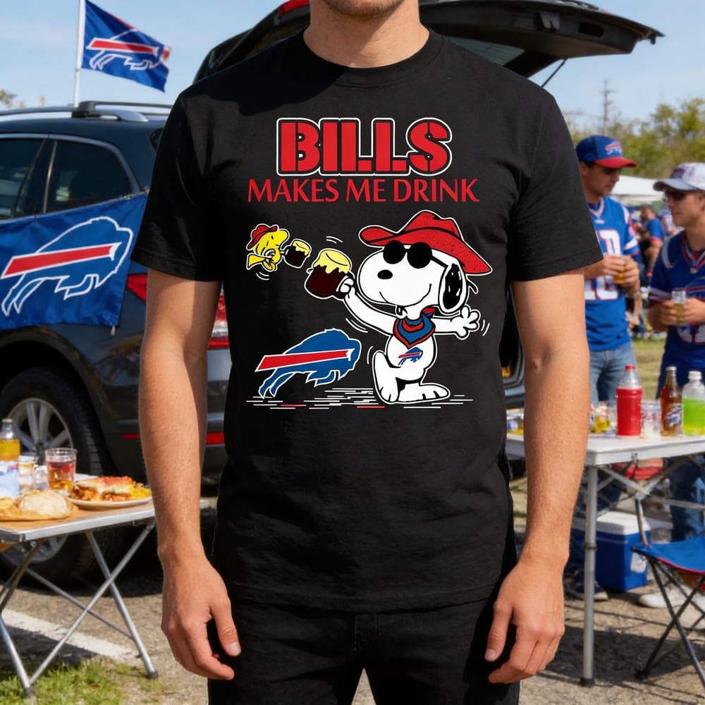 Buffalo Bills Make Me Drinks T Shirts