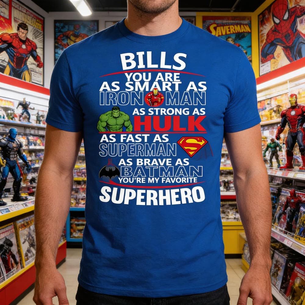 Buffalo Bills You’re My Favorite Super Hero T Shirts