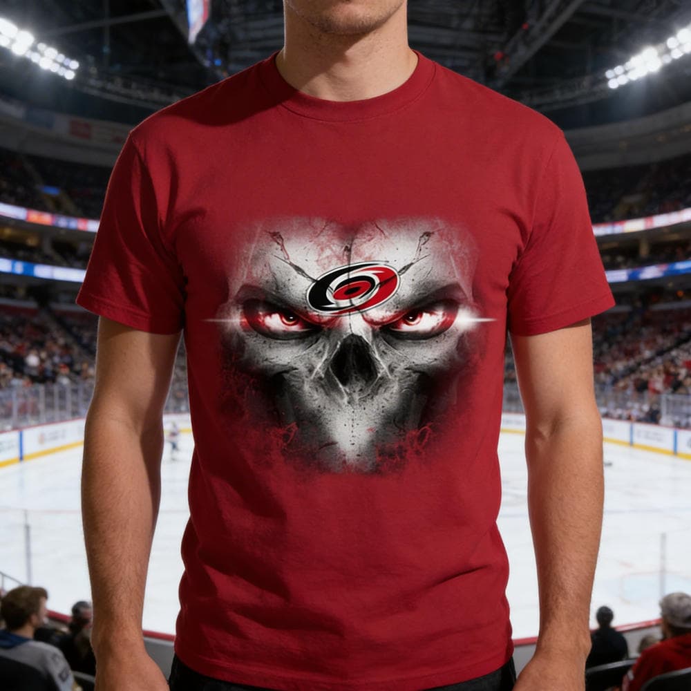 Carolina Hurricanes Skulls Of Fantasy Logo T Shirts