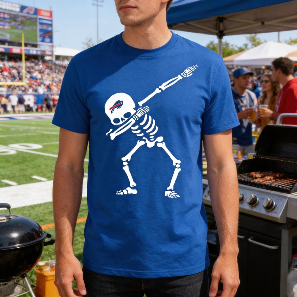 Dabbing Skull Buffalo Bills T Shirts