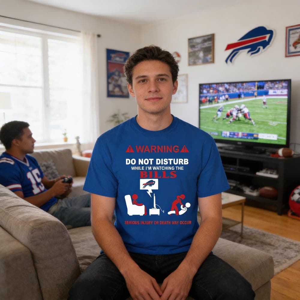 Do Not Disturb TV Buffalo Bills T Shirt