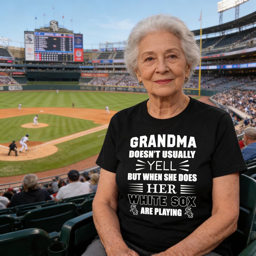 Grandma Doesn’t Usually Yell Chicago White Sox T Shirts
