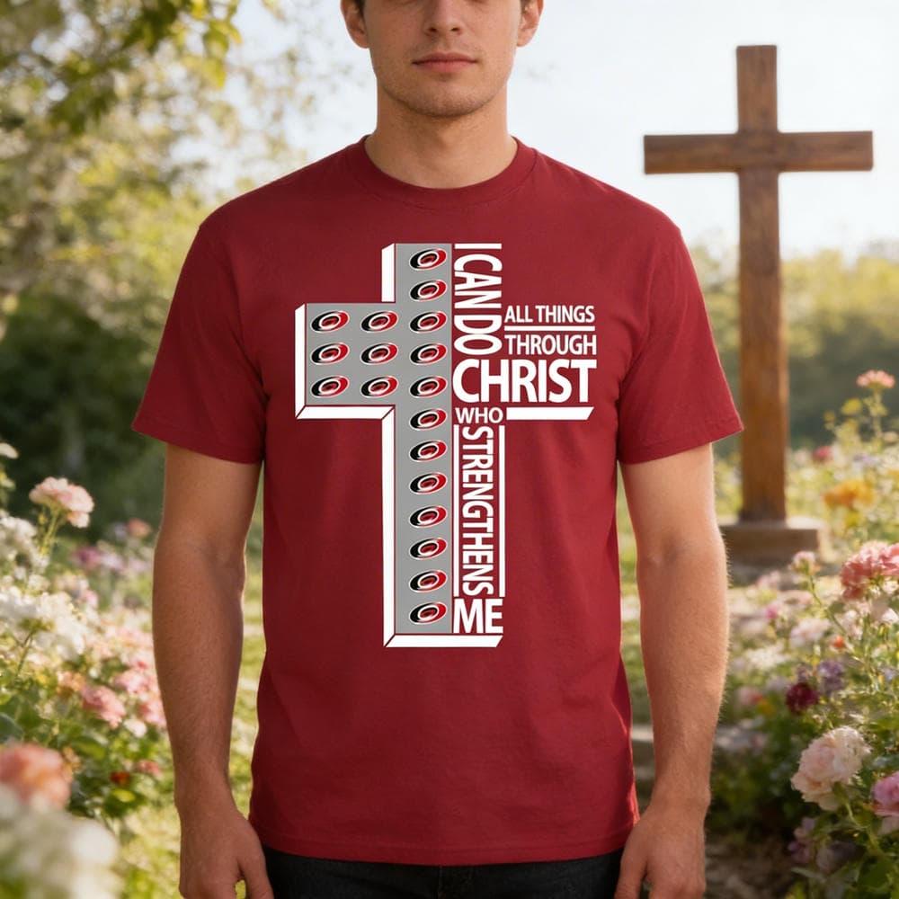 I Can Do All Things Through Christ Carolina Hurricanes T Shirts