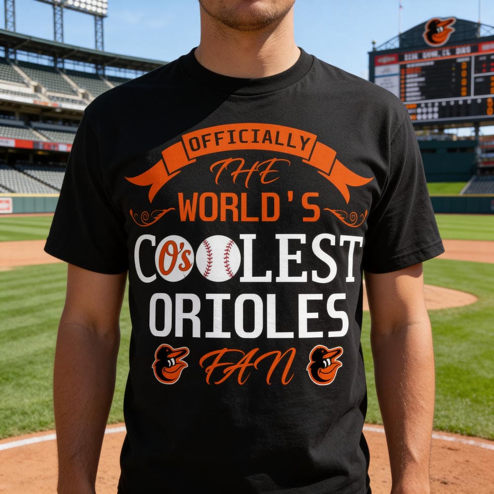 Officially The World’s Coolest Baltimore Orioles Fan T Shirts