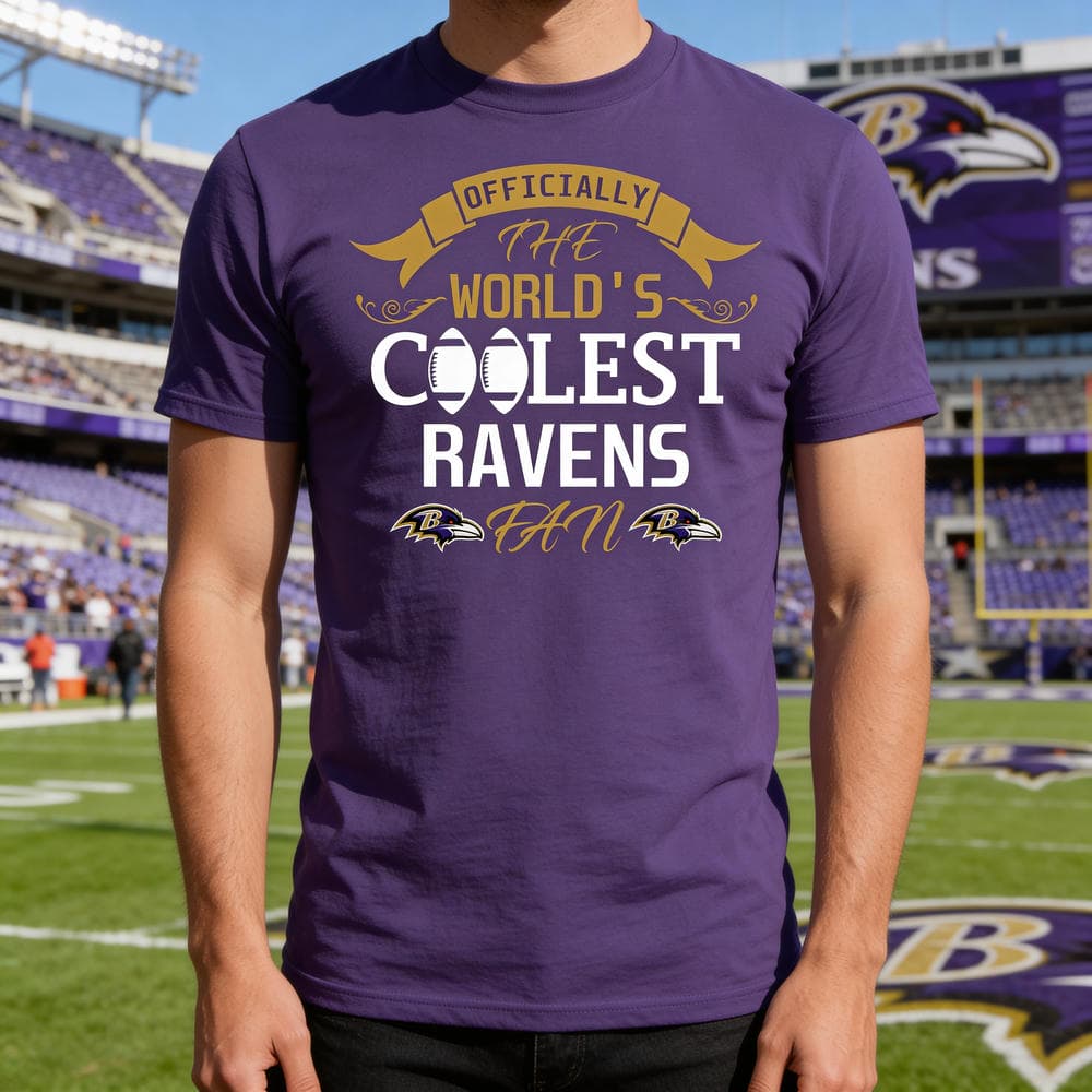 Officially The World’s Coolest Baltimore Ravens Fan T Shirts