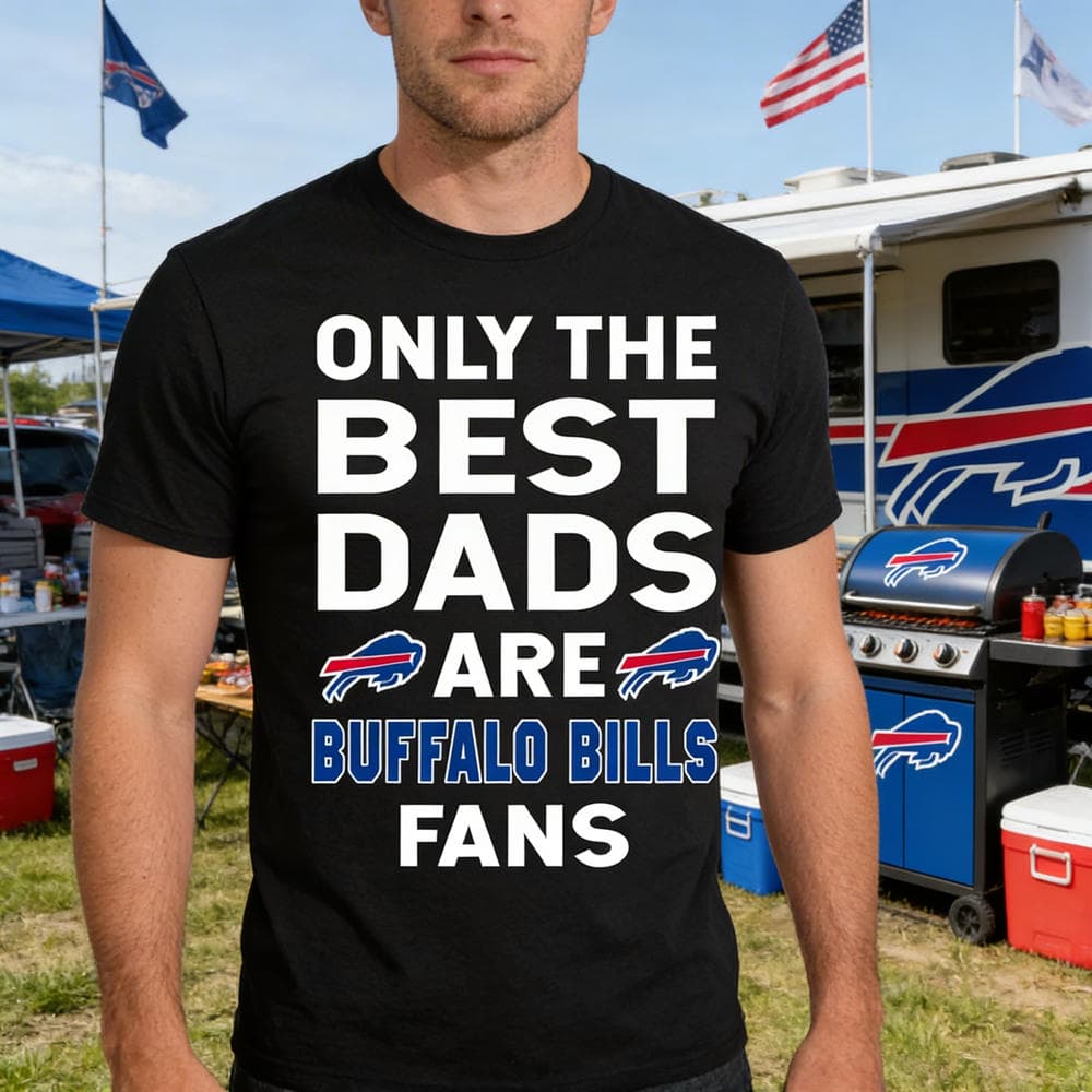 Only The Best Dads Are Fans Buffalo Bills T Shirts, is cool gift