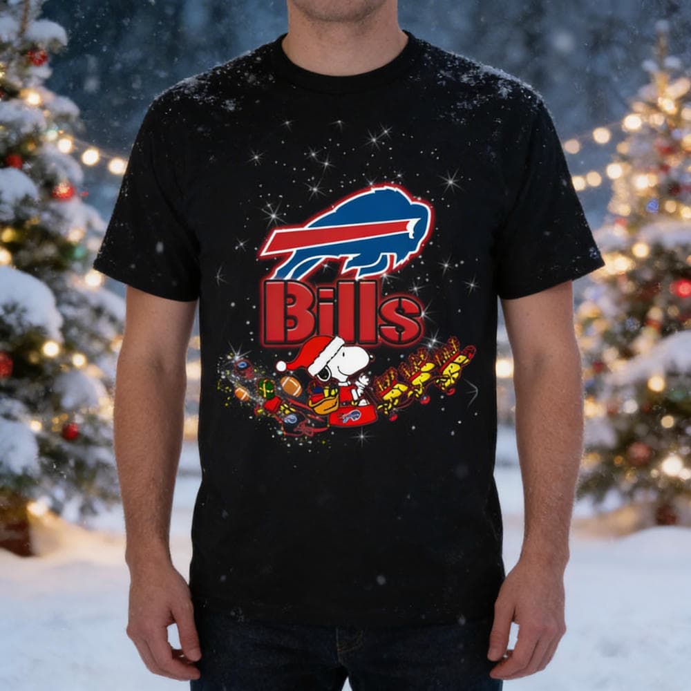 Snoopy Christmas Buffalo Bills T Shirts
