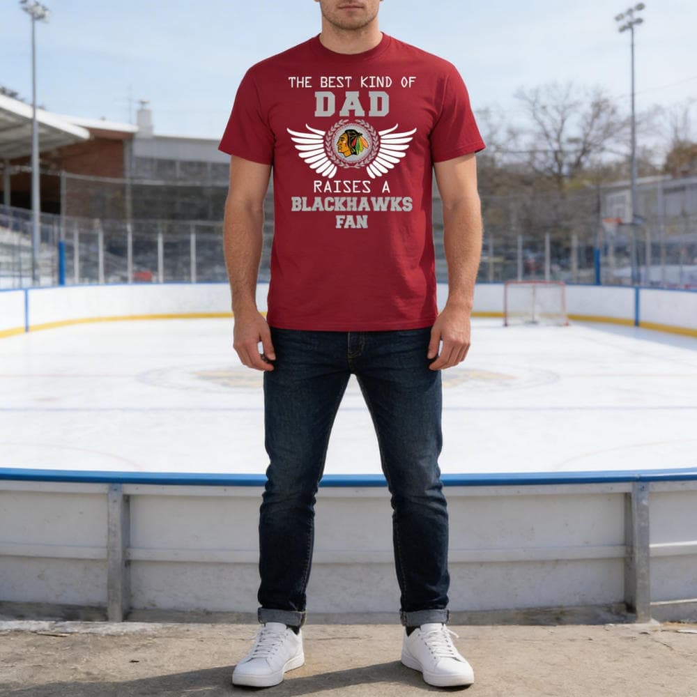 The Best Kind Of Dad Chicago Blackhawks T Shirts