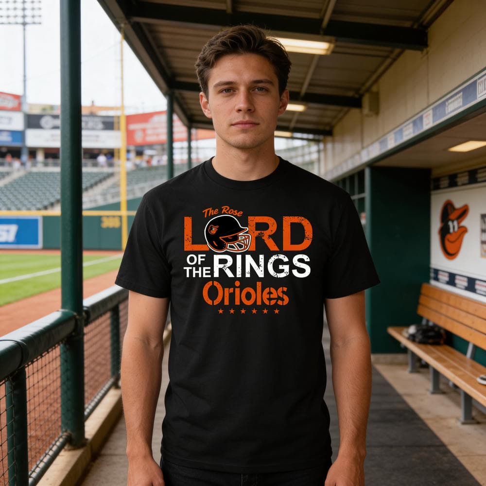 The Real Lord Of The Rings Baltimore Orioles T Shirts
