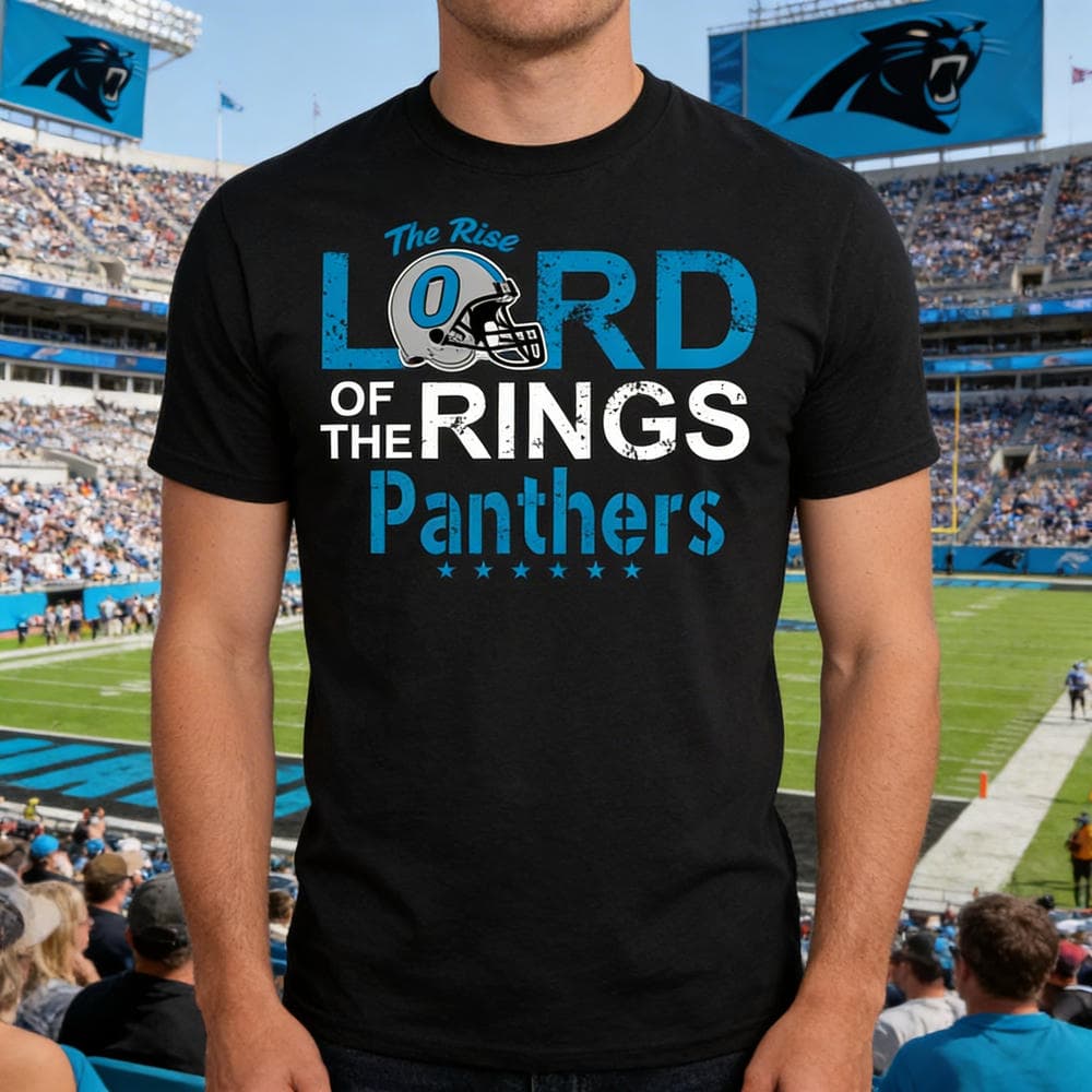 The Real Lord Of The Rings Carolina Panthers T Shirts