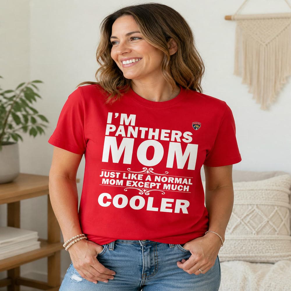 A Normal Mom Except Much Cooler Florida Panthers T Shirts