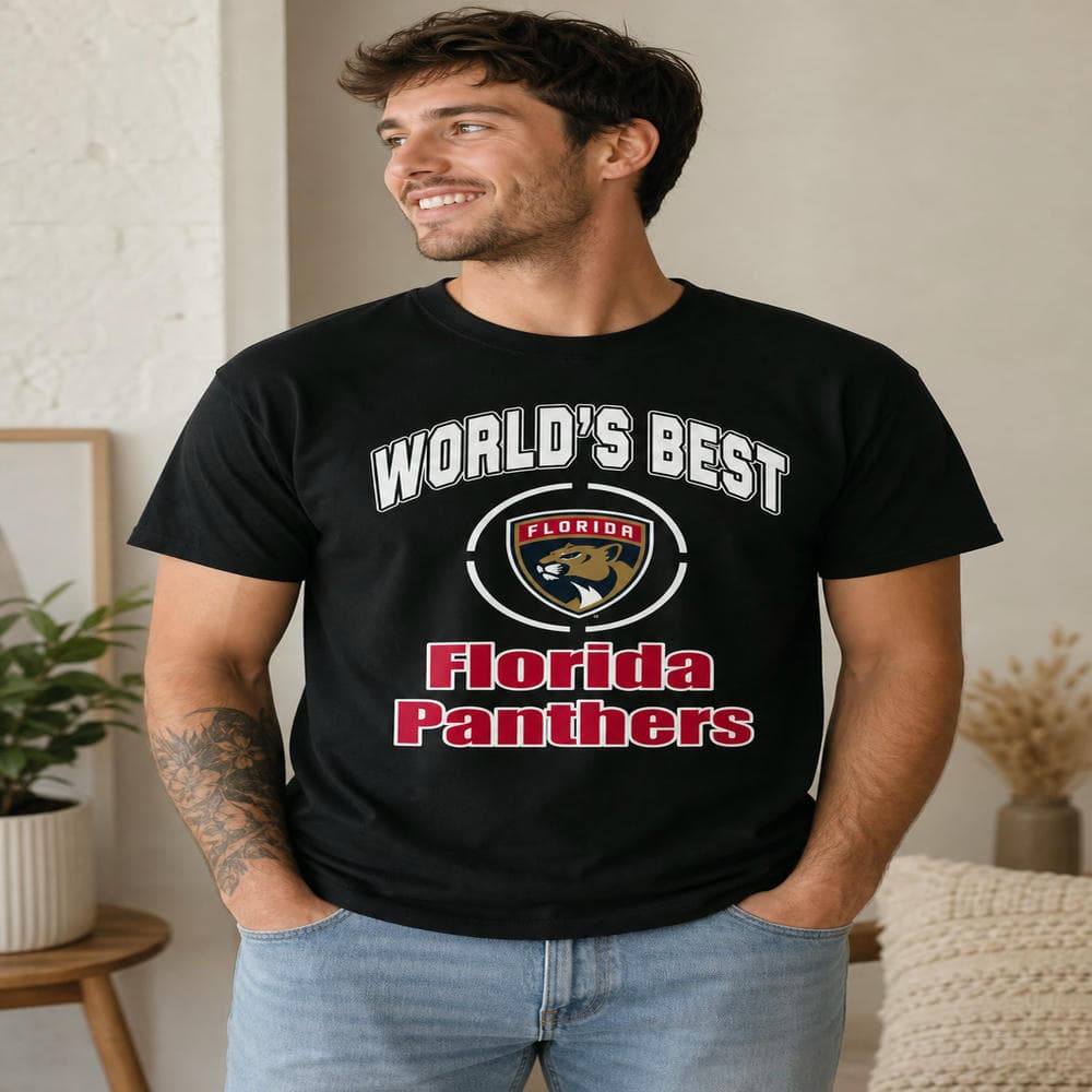 Amazing World’s Best Dad Florida Panthers T Shirts