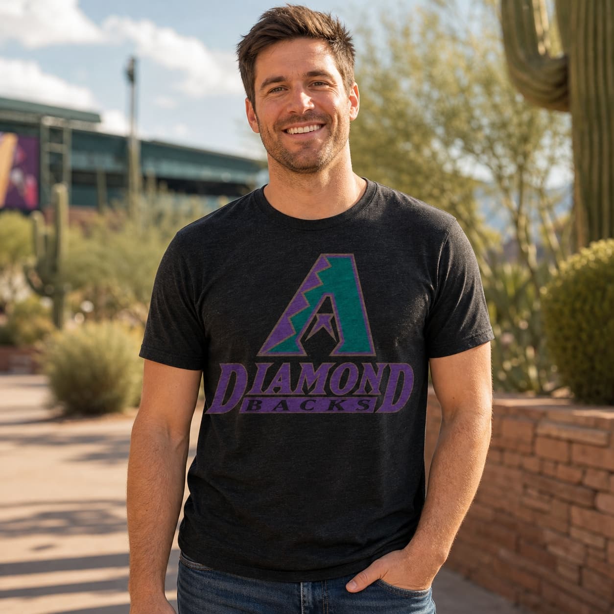 Arizona Diamondbacks Retro Baseball 1998 Artwork Shirt