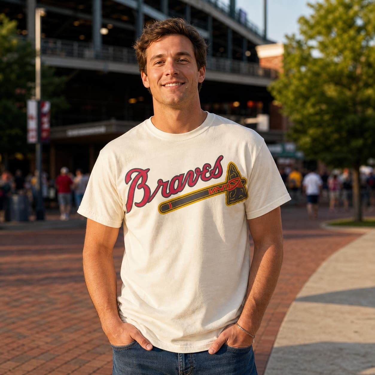Atlanta Braves Retro Baseball 1953 Artwork Shirt