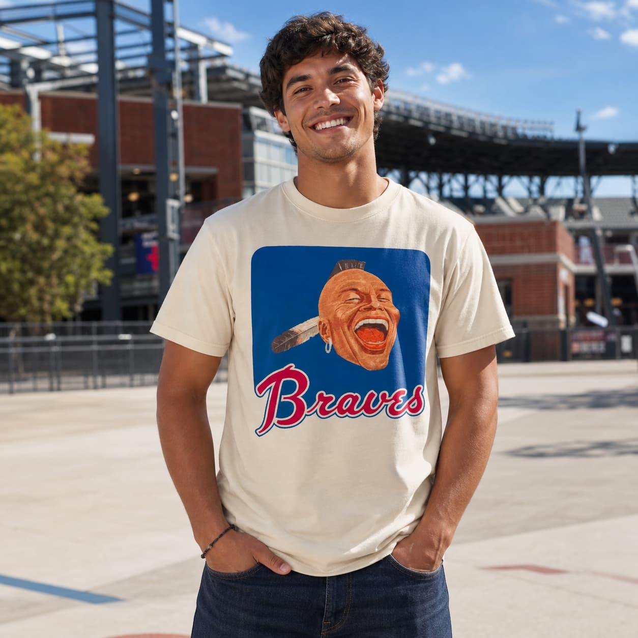 Atlanta Braves Retro Baseball 1966 Artwork Shirt