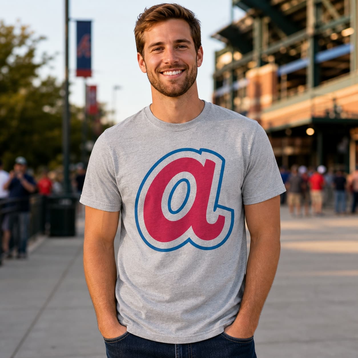 Atlanta Braves Retro Baseball 1972 Artwork Shirt
