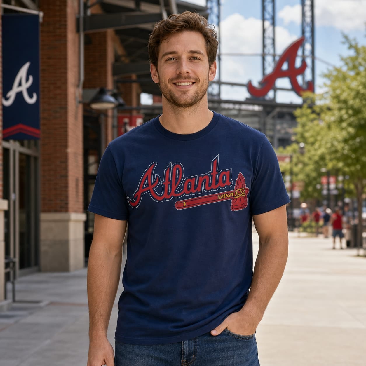 Atlanta Braves Retro Baseball 1978 Artwork Shirt