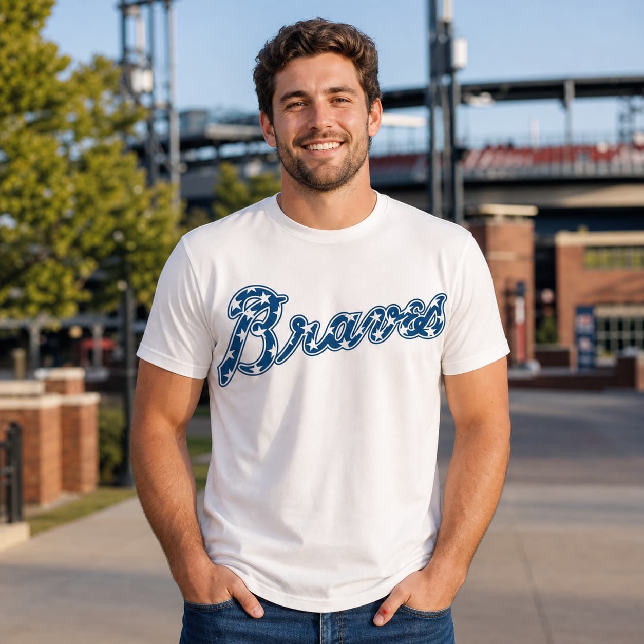 Atlanta Braves Retro Stars Baseball 1972 Artwork Shirt