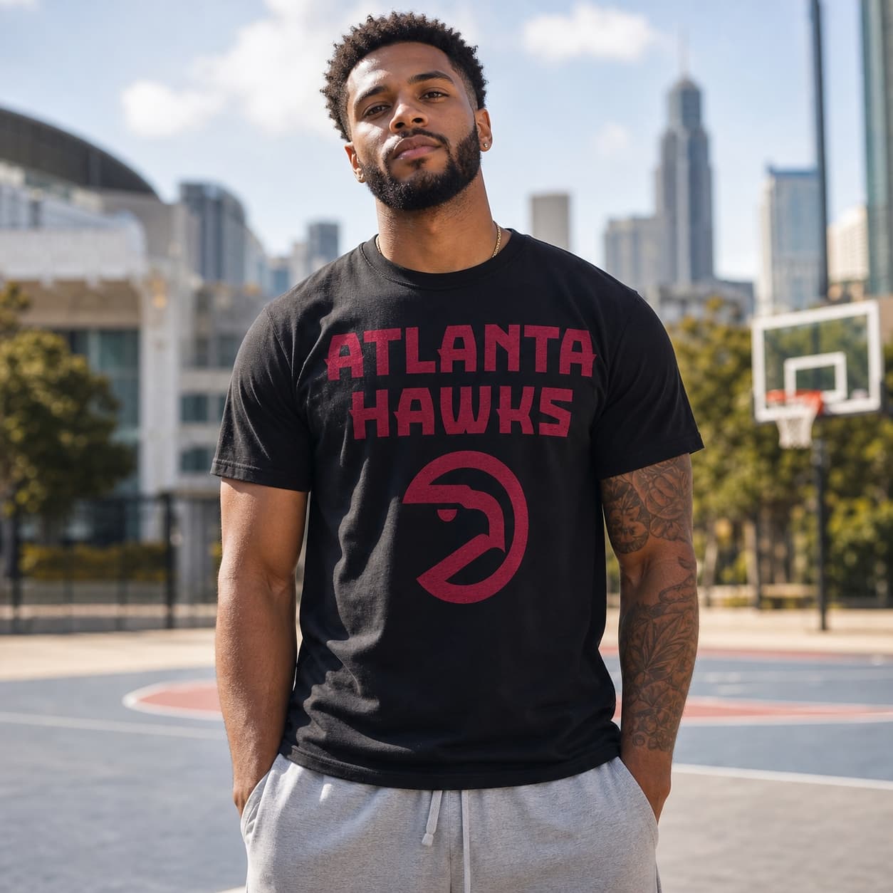 Atlanta Hawks Exclusive Retro Basketball 1985 Shirt