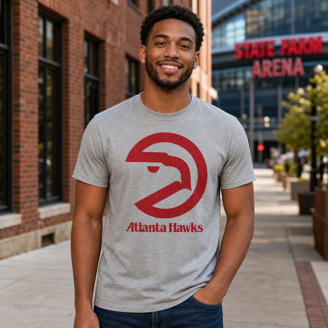 Atlanta Hawks Retro Basketball 1973 Shirt