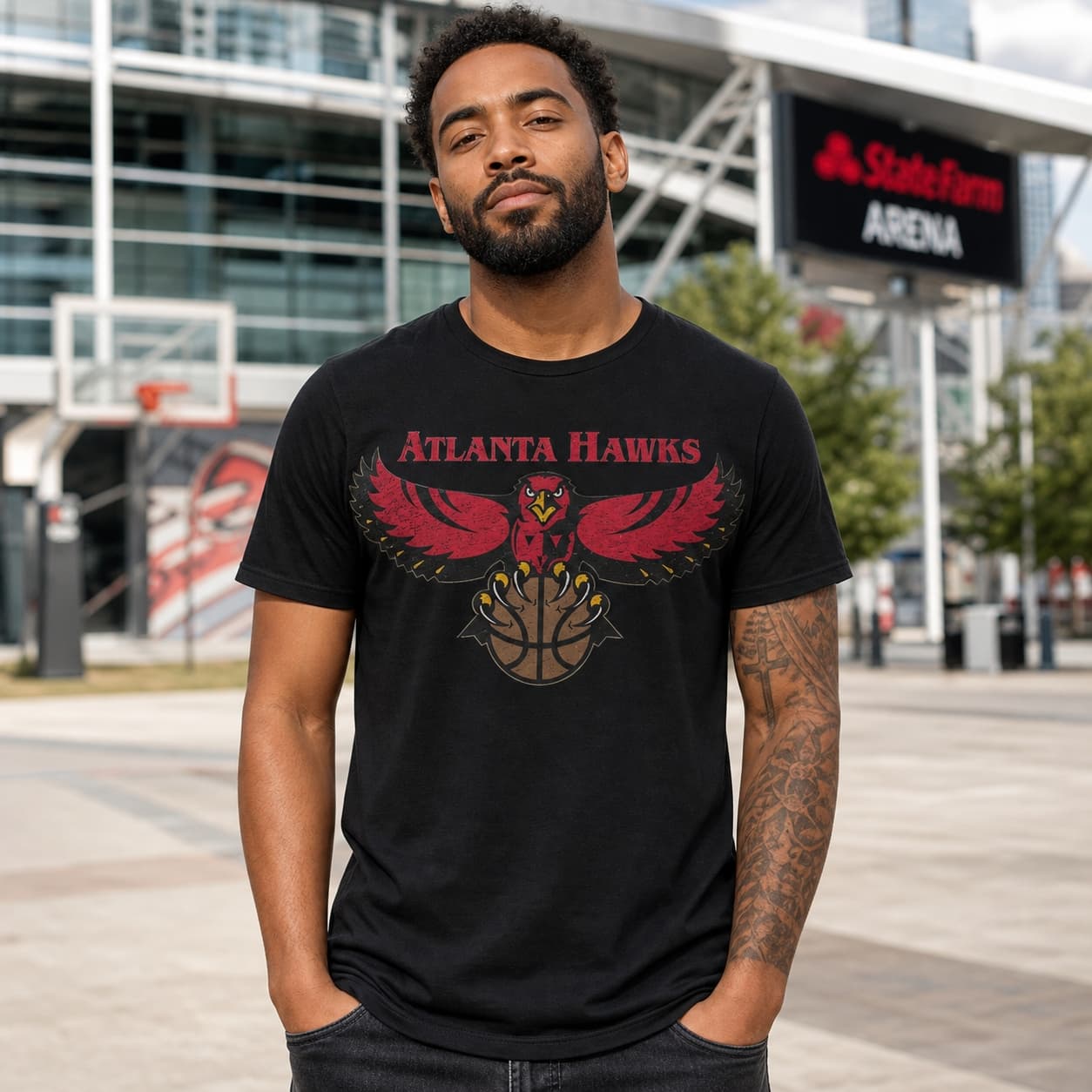 Atlanta Hawks Retro Basketball 1995 Shirt