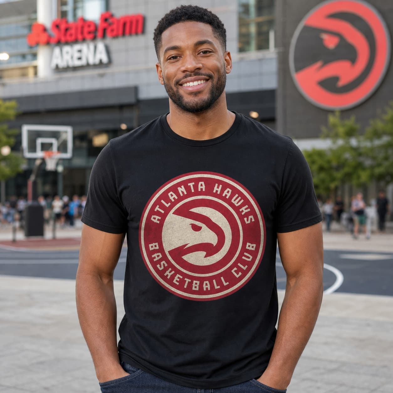 Atlanta Hawks Retro Basketball Club Exclusive 2005 Shirt