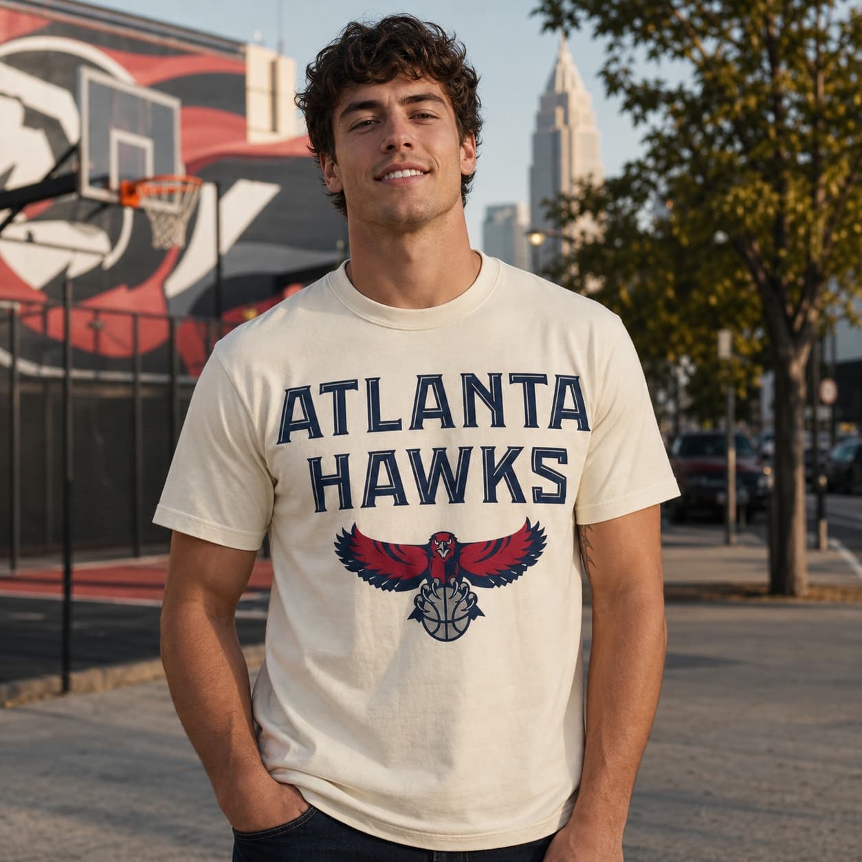 Atlanta Hawks Retro Basketball Exclusive 2002 Shirt