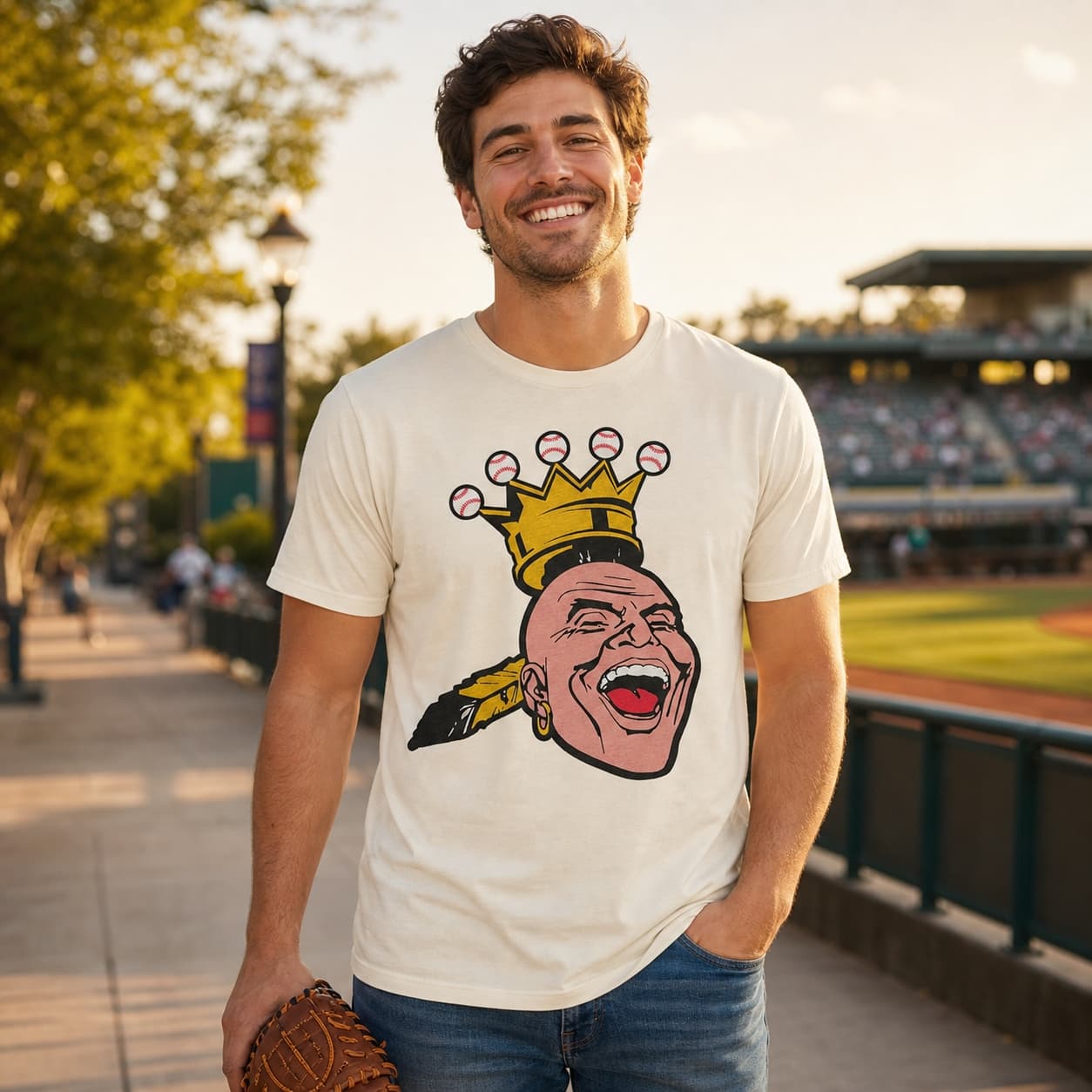 Atlanta Milwaukee Braves World Champs Retro Baseball 1957 Artwork Shirt