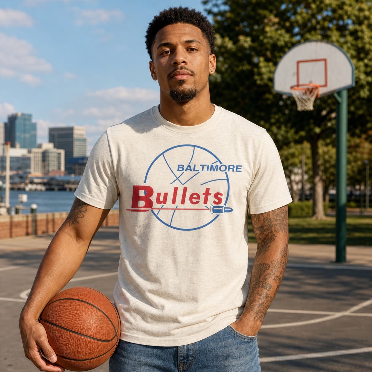 Baltimore Bullets Retro Basketball 1963 Shirt