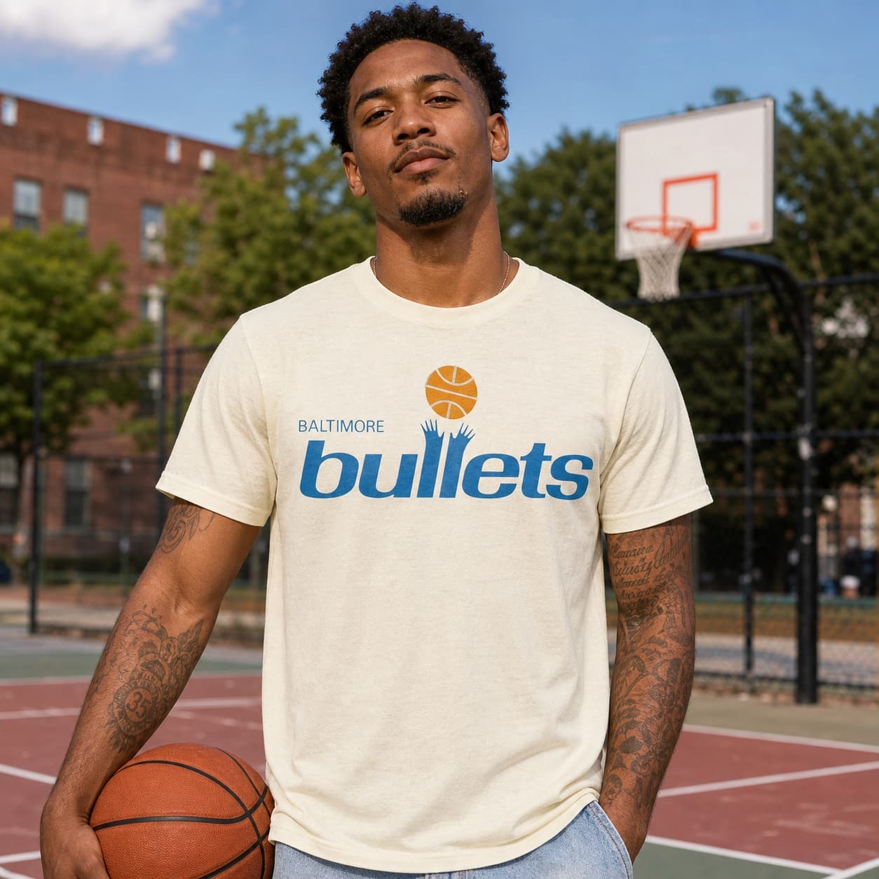 Baltimore Bullets Retro Basketball 1972 Shirt