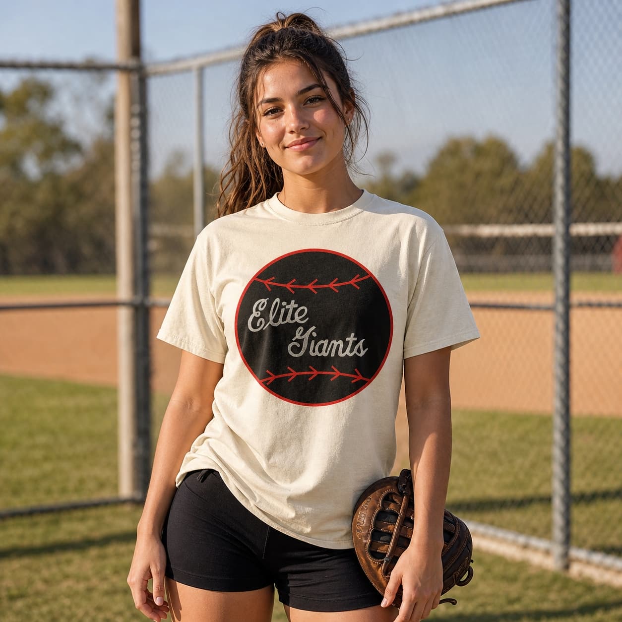 Baltimore Elite Giants Retro Negro National League Baseball 1938 Artwork Shirt
