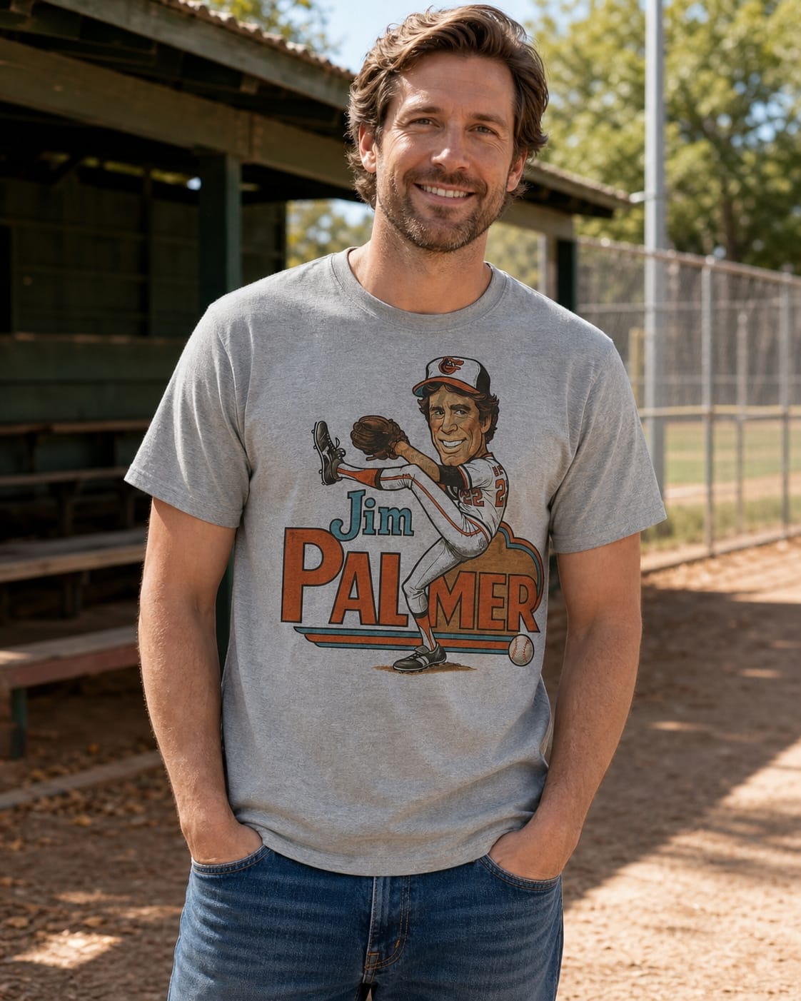 Baltimore Orioles Jim Palmer Exclusive Retro Baseball 1981 Artwork Shirt