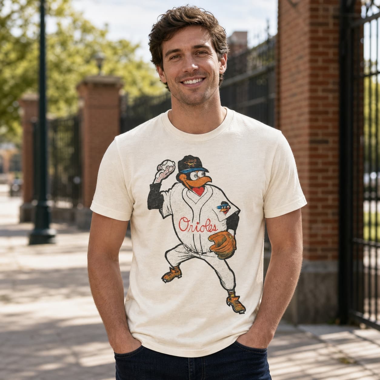 Baltimore Orioles Retro Baseball 1958 Artwork Shirt
