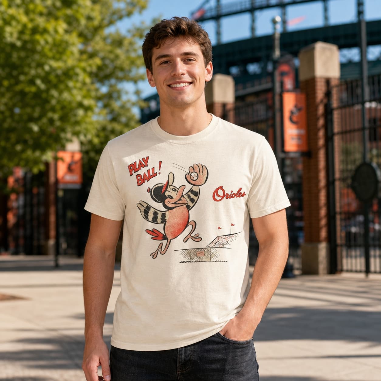 Baltimore Orioles Retro Baseball 1968 Artwork Shirt