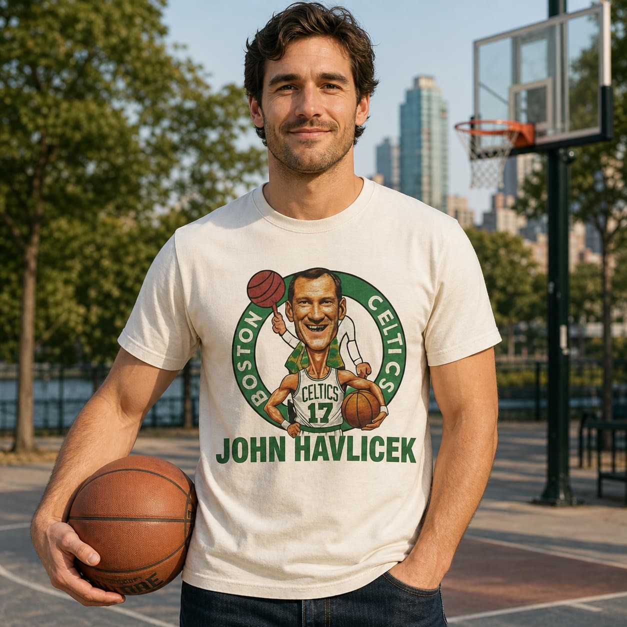 Boston Celtics John Havlicek Exclusive Retro Basketball 1974 Shirt
