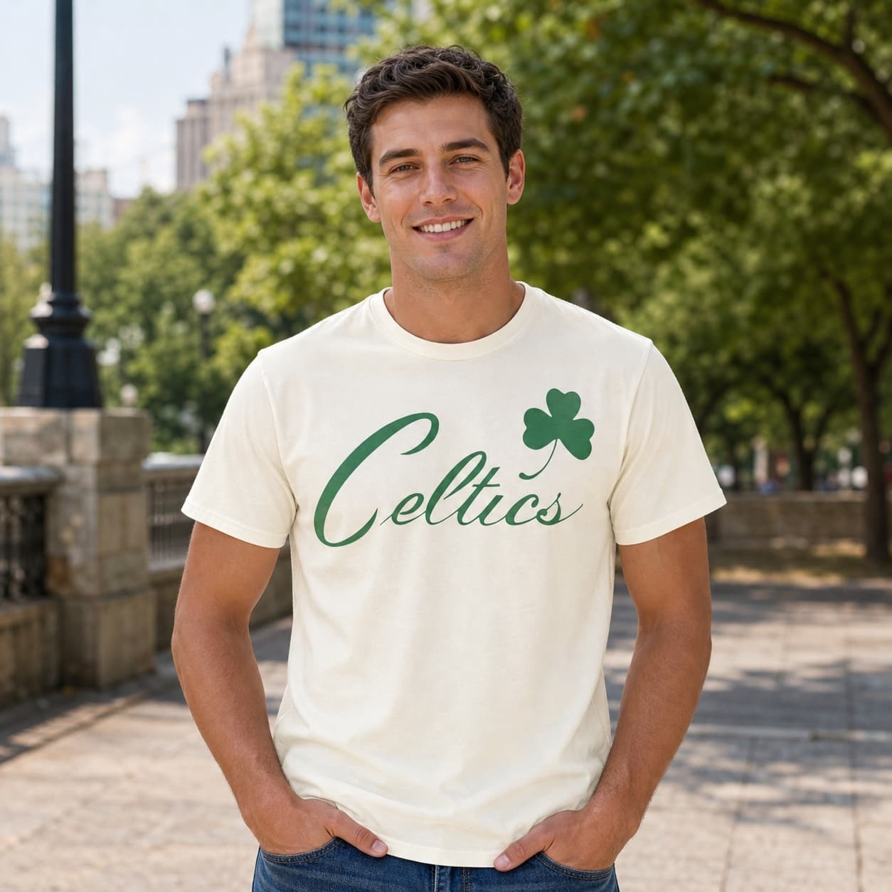Boston Celtics Retro Basketball 1948 Shirt