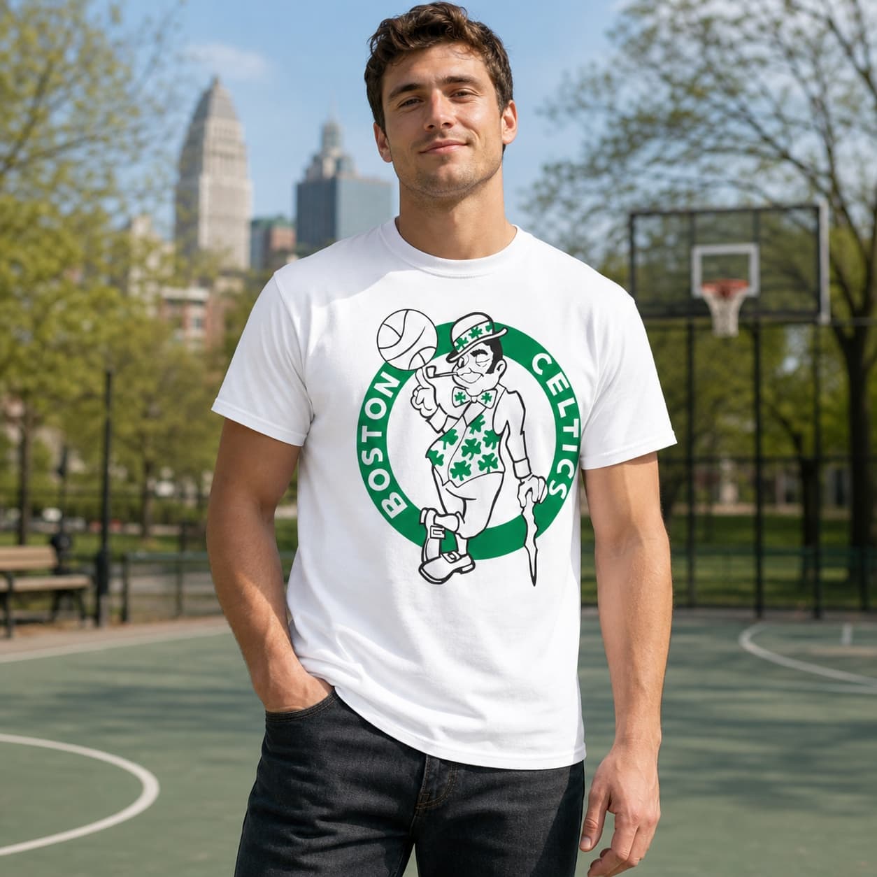 Boston Celtics Retro Basketball 1974 Shirt