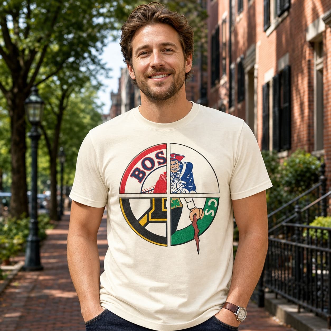 Boston Patriots Celtics Red Sox Bruins Vintage Football Baseball Basketball Hockey Artwork Shirt Boston Patriots Celtics Red Sox Bruins Vintage Football Baseball Basketball Hockey Artwork Shirt