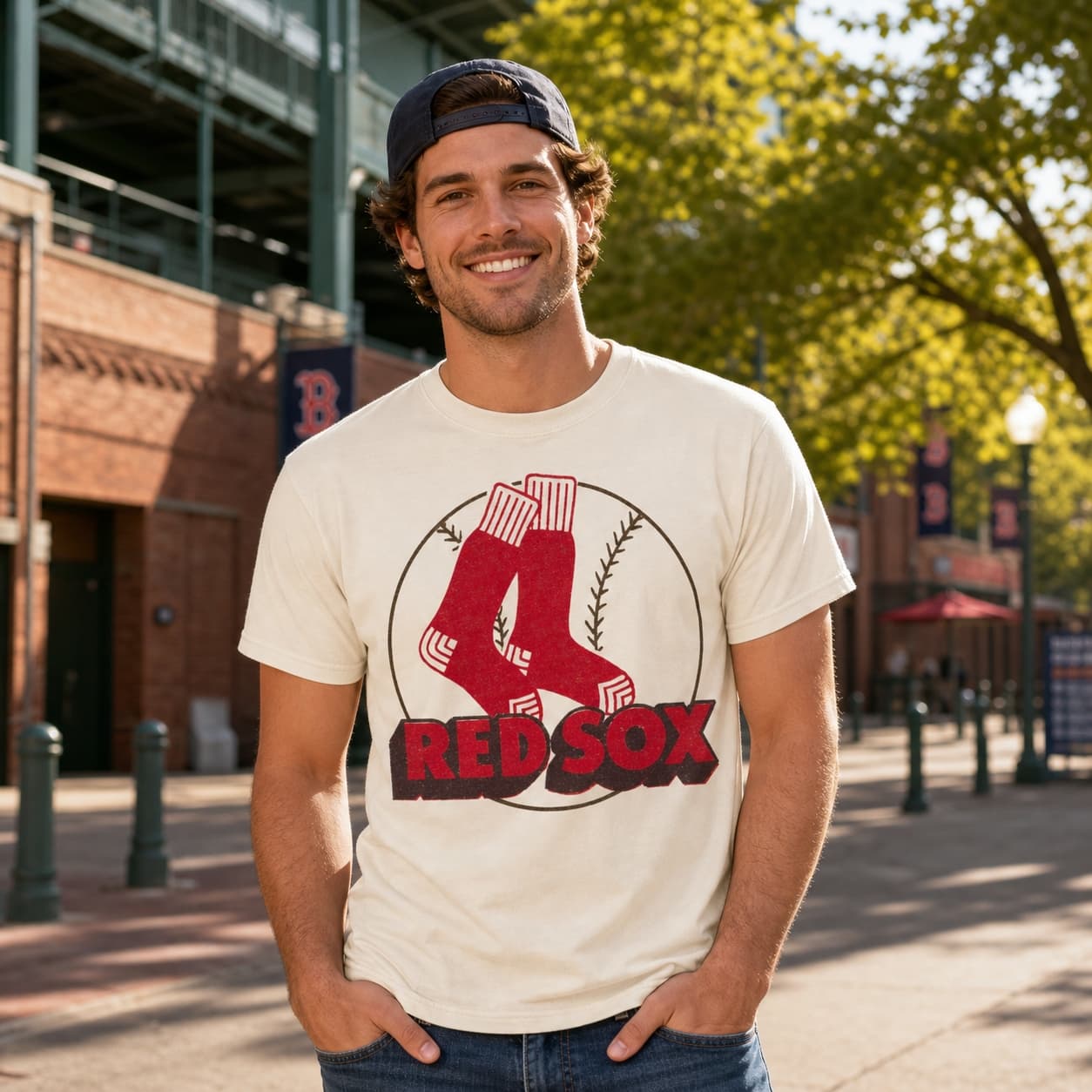 Boston Red Sox Baseball 1945 Artwork Shirt