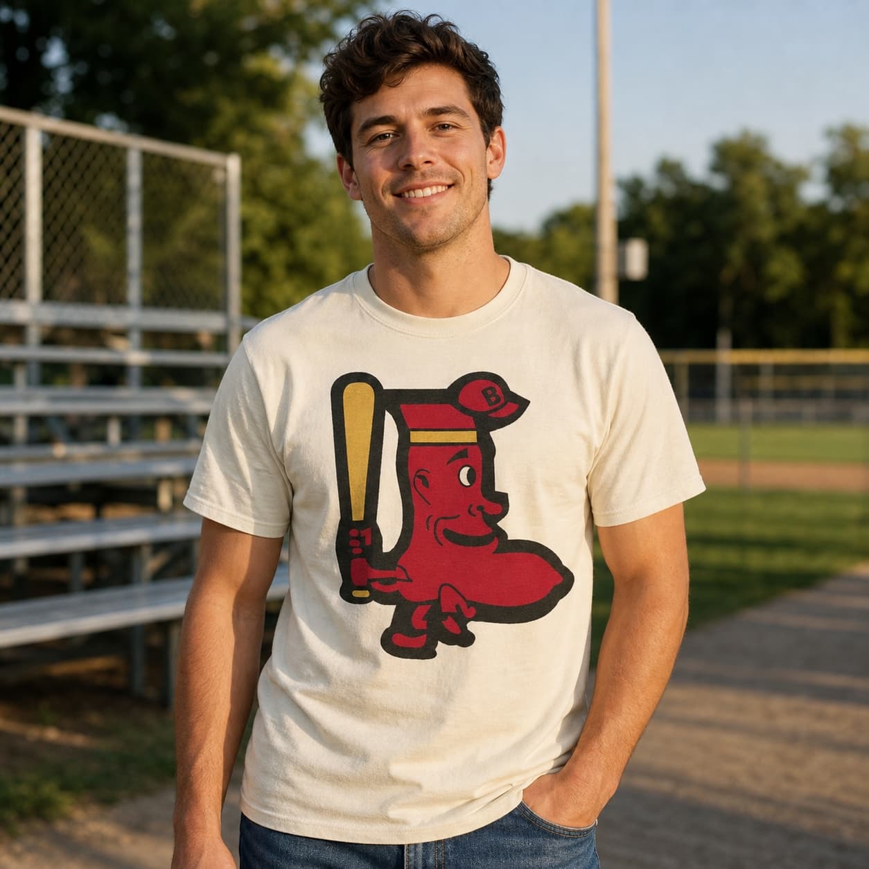 Boston Red Sox Retro Baseball 1948 Artwork Shirt