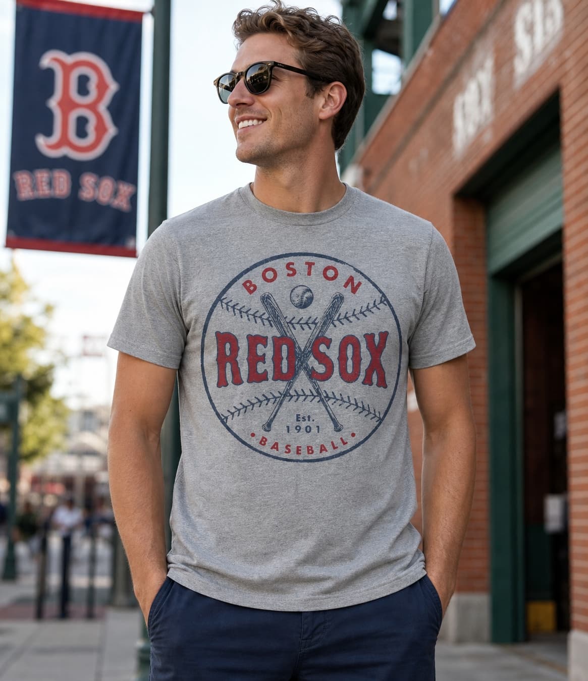 Boston Red Sox Vintage Baseball 1901 Artwork Shirt