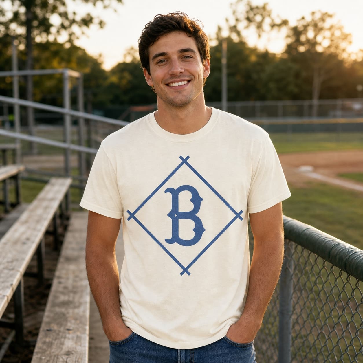 Brooklyn Dodgers Retro Baseball 1910 Artwork Shirt