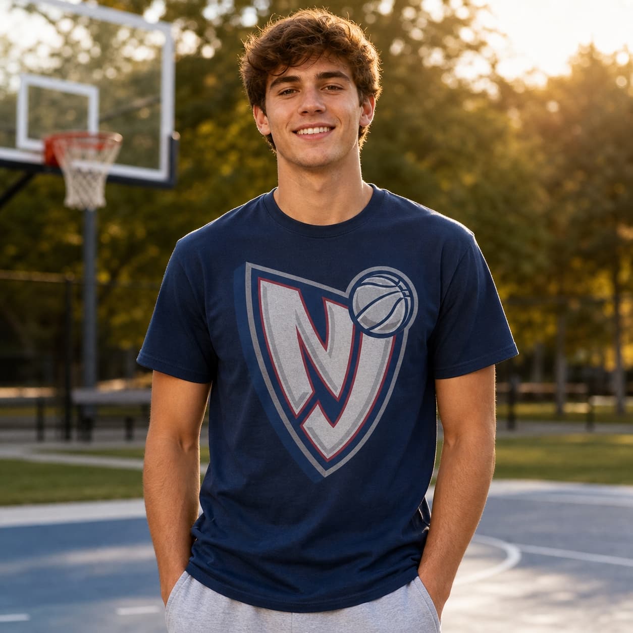 Brooklyn New Jersey Nets Retro Basketball 1995 Shirt