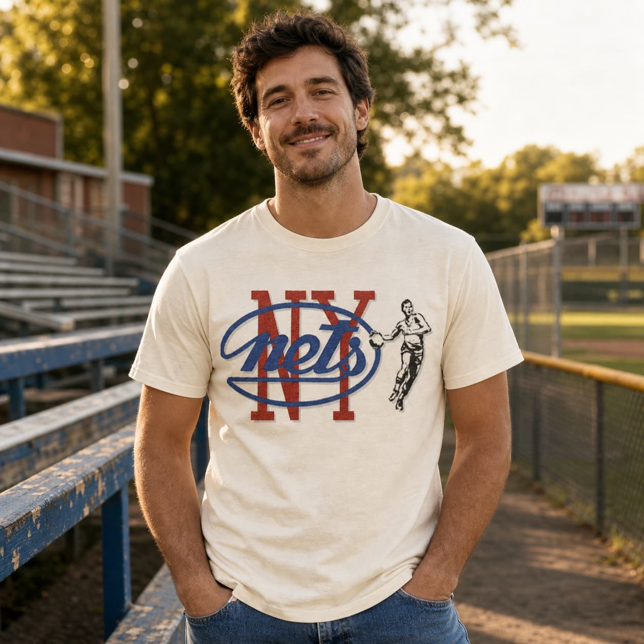 Brooklyn New York Nets Retro Basketball 1968 Shirt