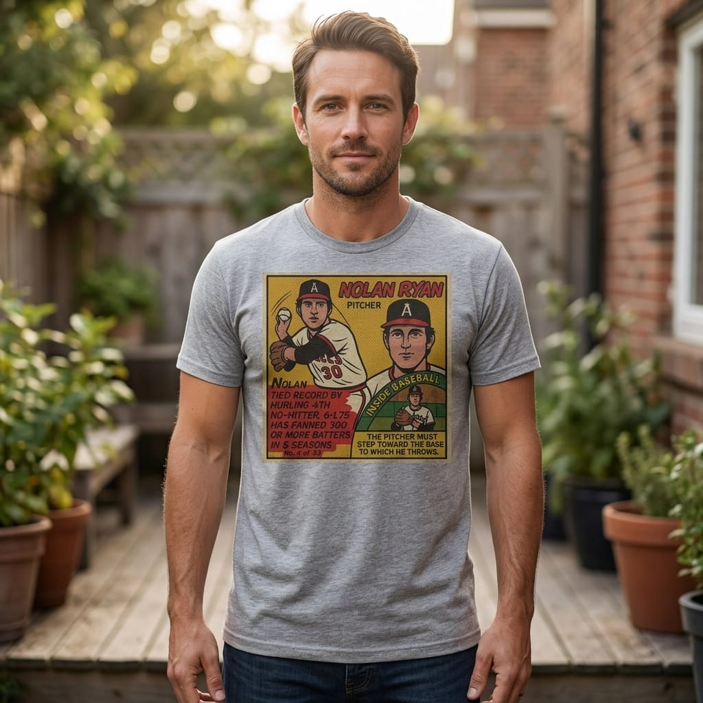California Angels Nolan Ryan Retro Baseball 1979 Artwork Shirt