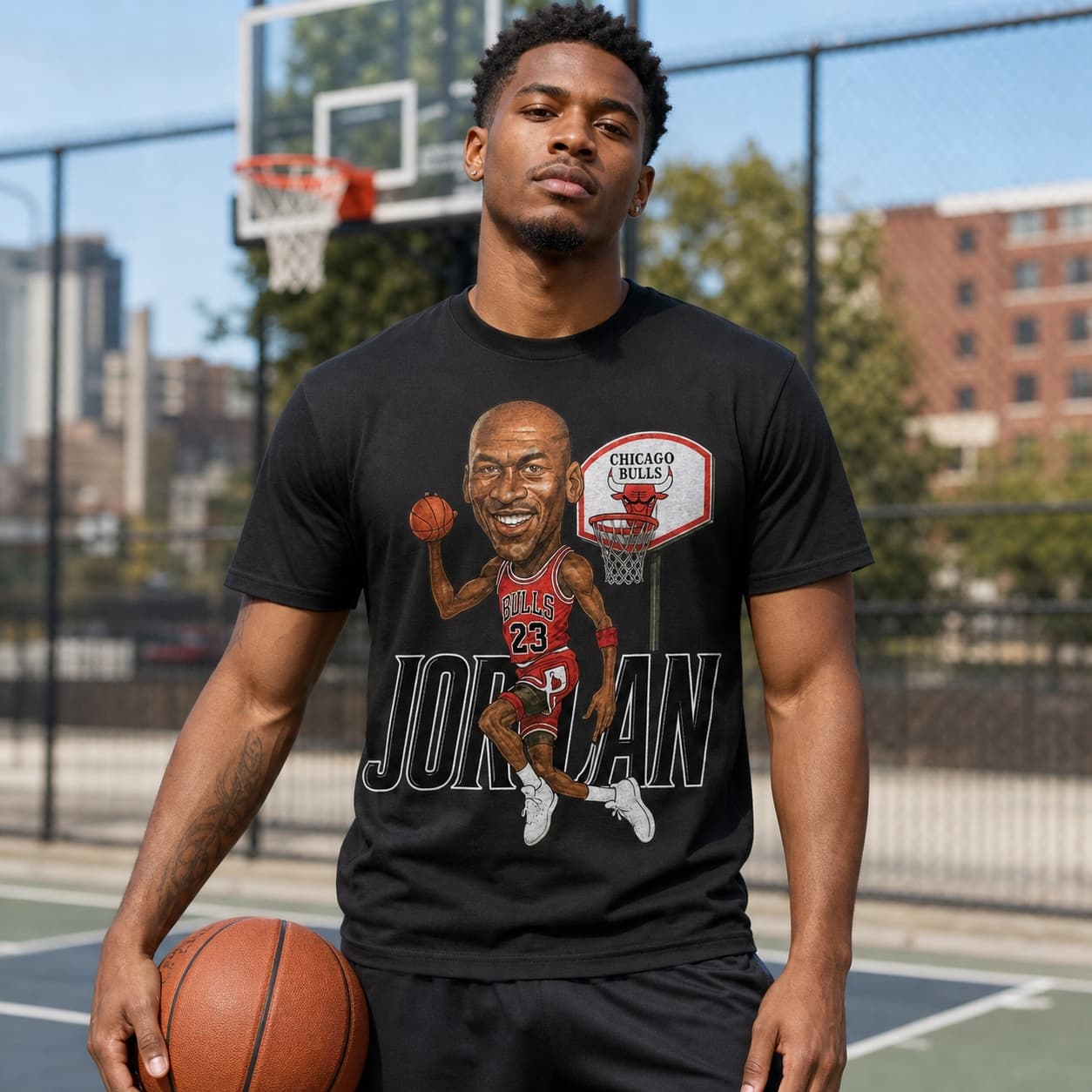 Chicago Bulls Michael Jordan Exclusive Retro Basketball 1988 Shirt