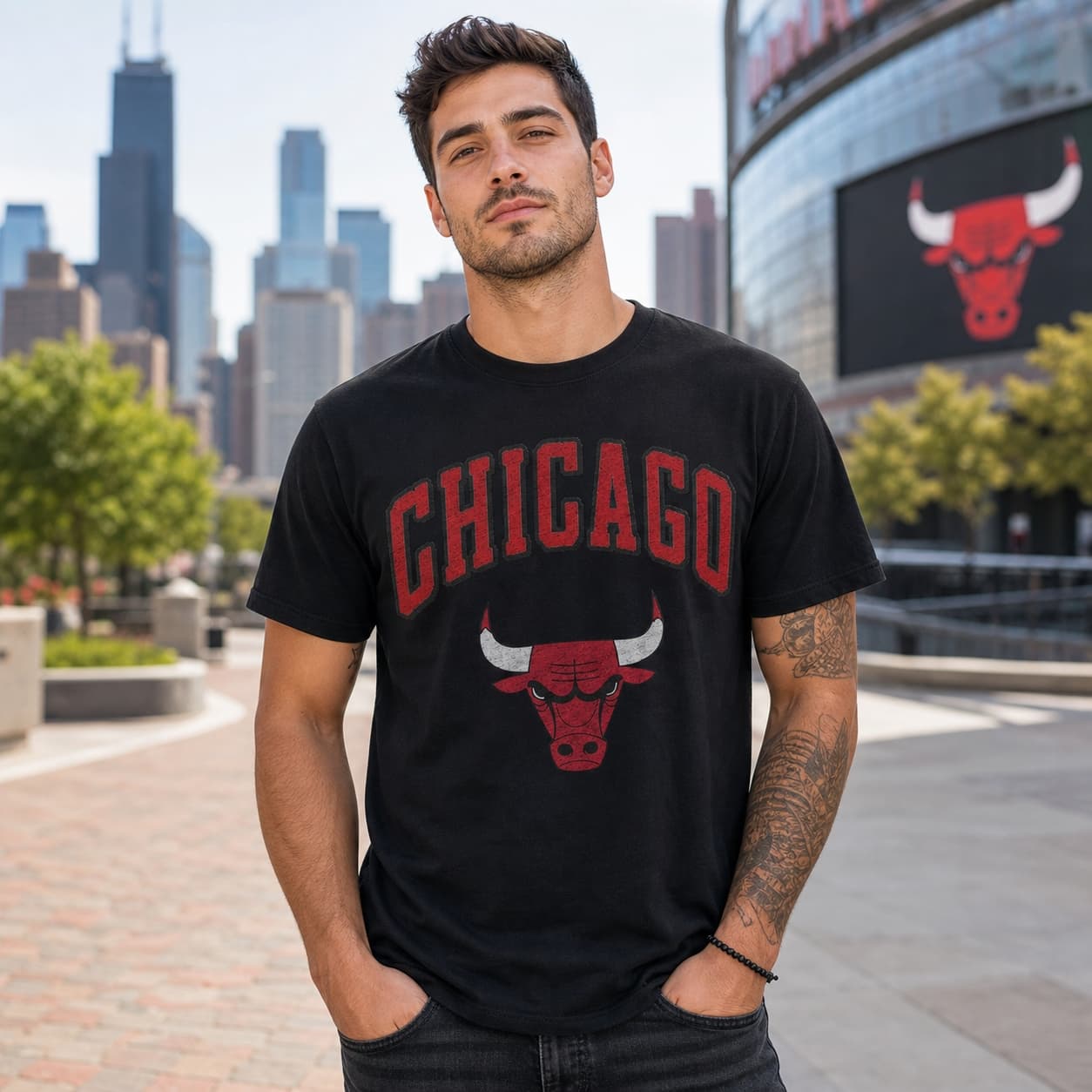 Chicago Bulls Retro Basketball 1985 Shirt