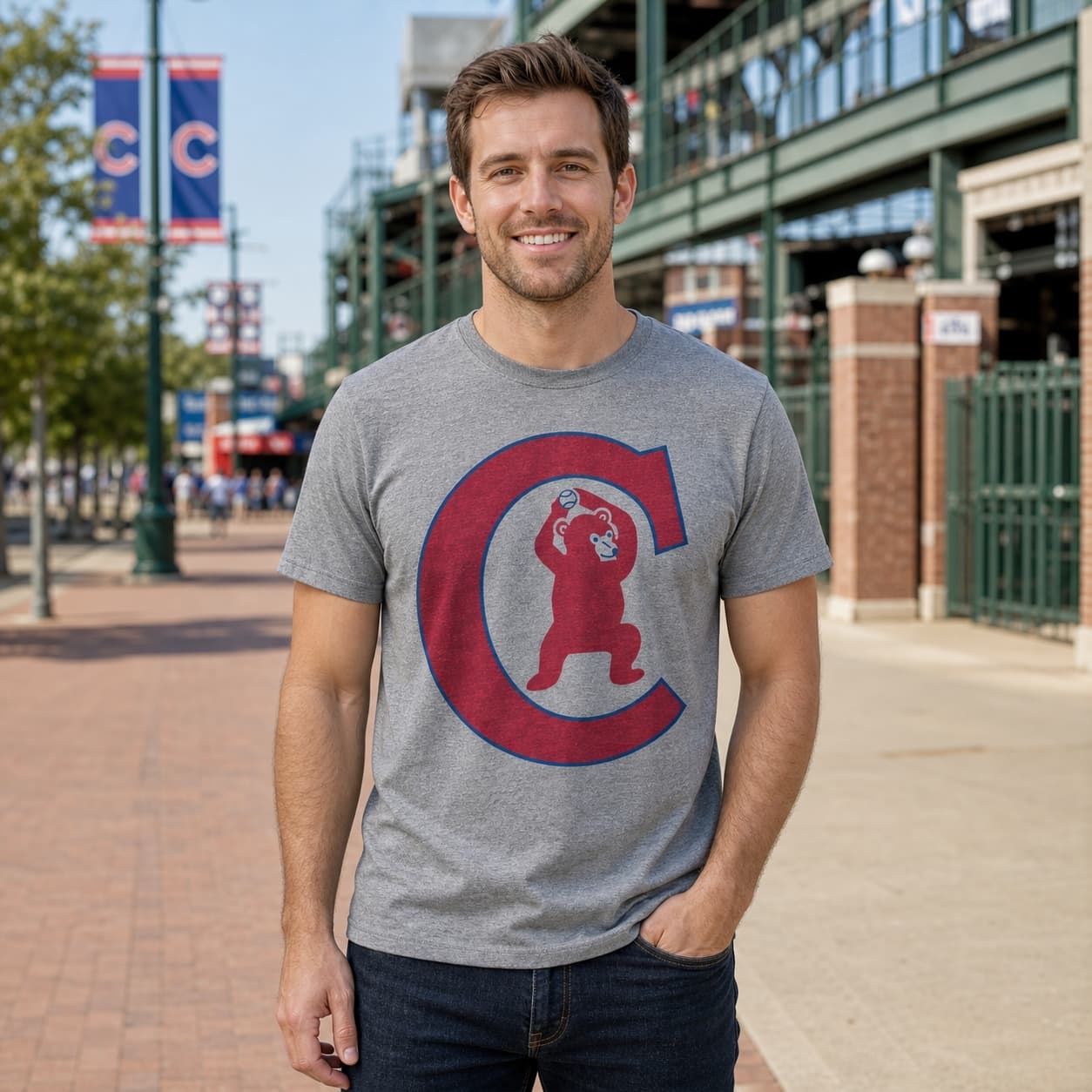 Chicago Cubs Retro Baseball 1936 Artwork Shirt