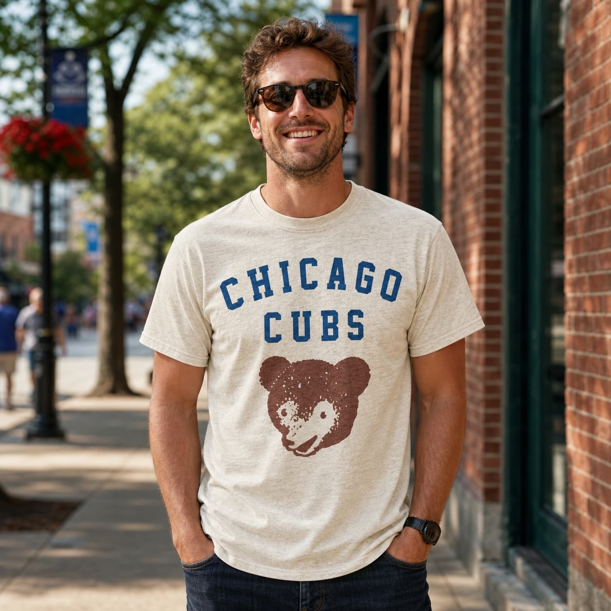 Chicago Cubs Retro Baseball 1953 Artwork Shirt