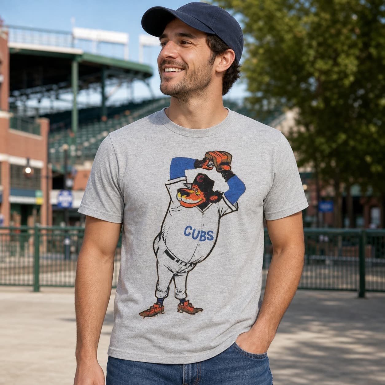 Chicago Cubs Retro Baseball 1969 Artwork Shirt
